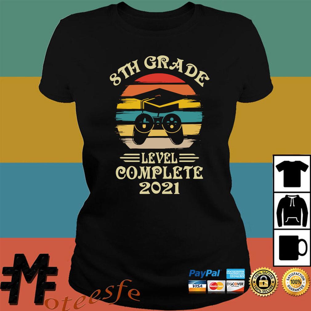 Gamer 8th Grade Level Complete 21 Vintage Shirt Hoodie Tank Top Sweater And Long Sleeve T Shirt