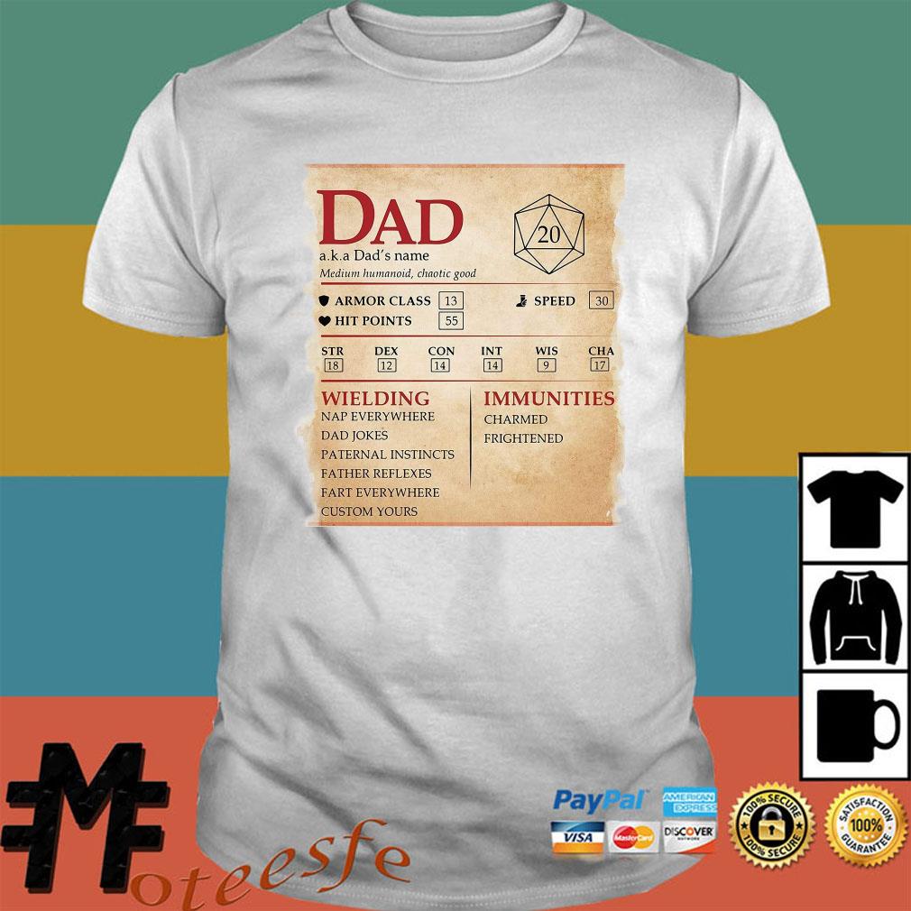 dnd dad shirt