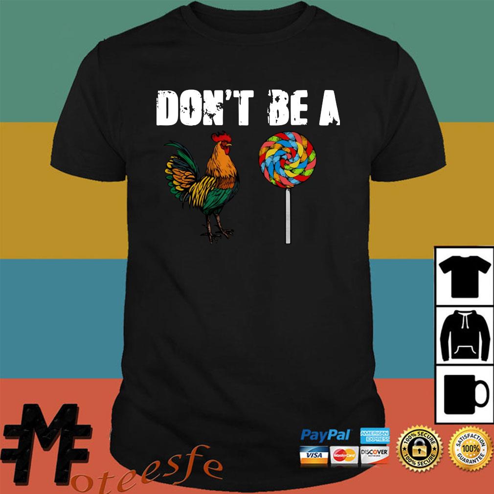 shirt with rooster and lollipop