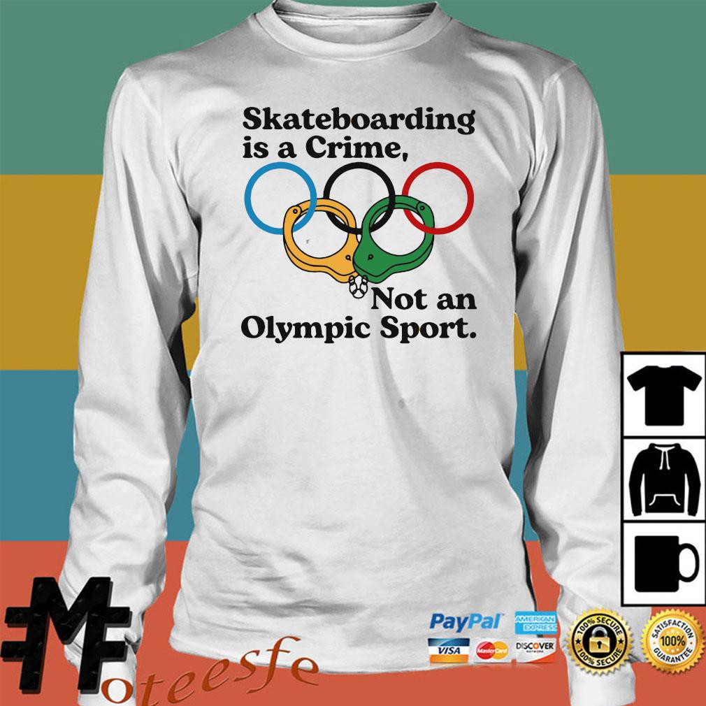 skateboarding crime shirt