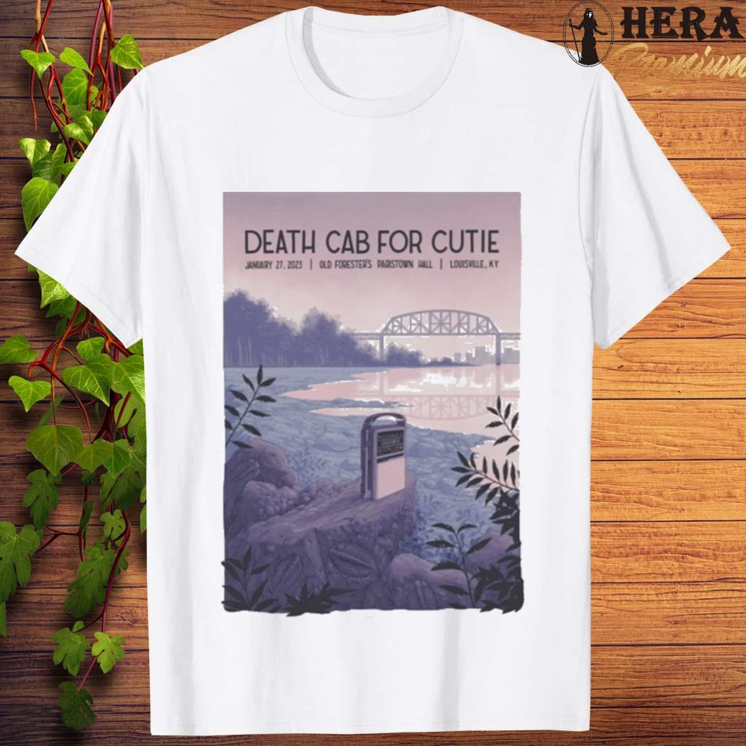 Official official Death Cab For Cutie 2023 January 27th Old Forester’s Paristown Hall Louisville Ky Shirt