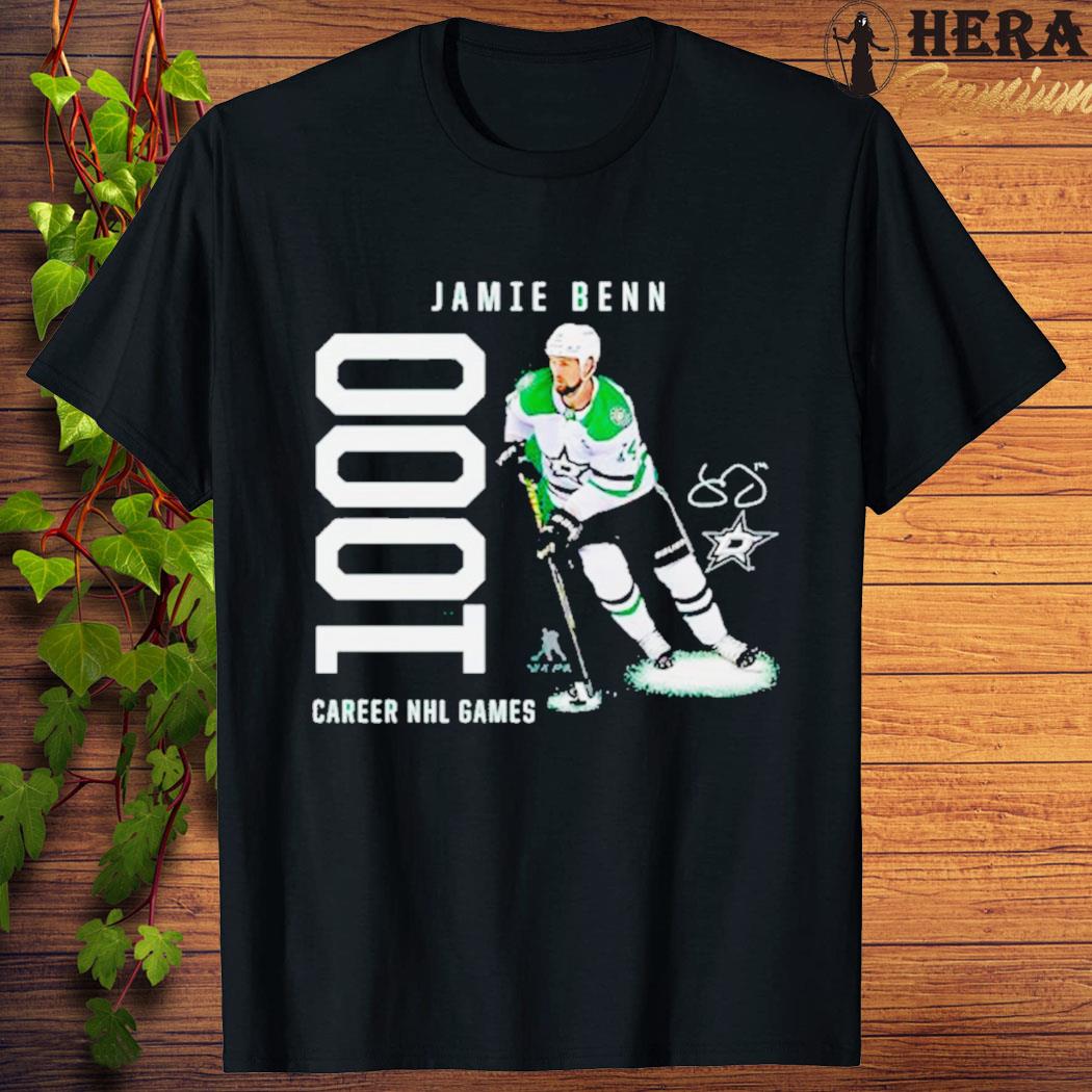 Jamie Benn Dallas Stars Fanatics Branded 1,000 Career Games Signature Shirt