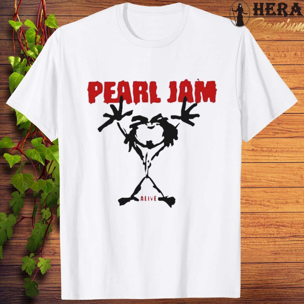 Official 2023 Pearl Jam Stickman Alive Amused Shirt