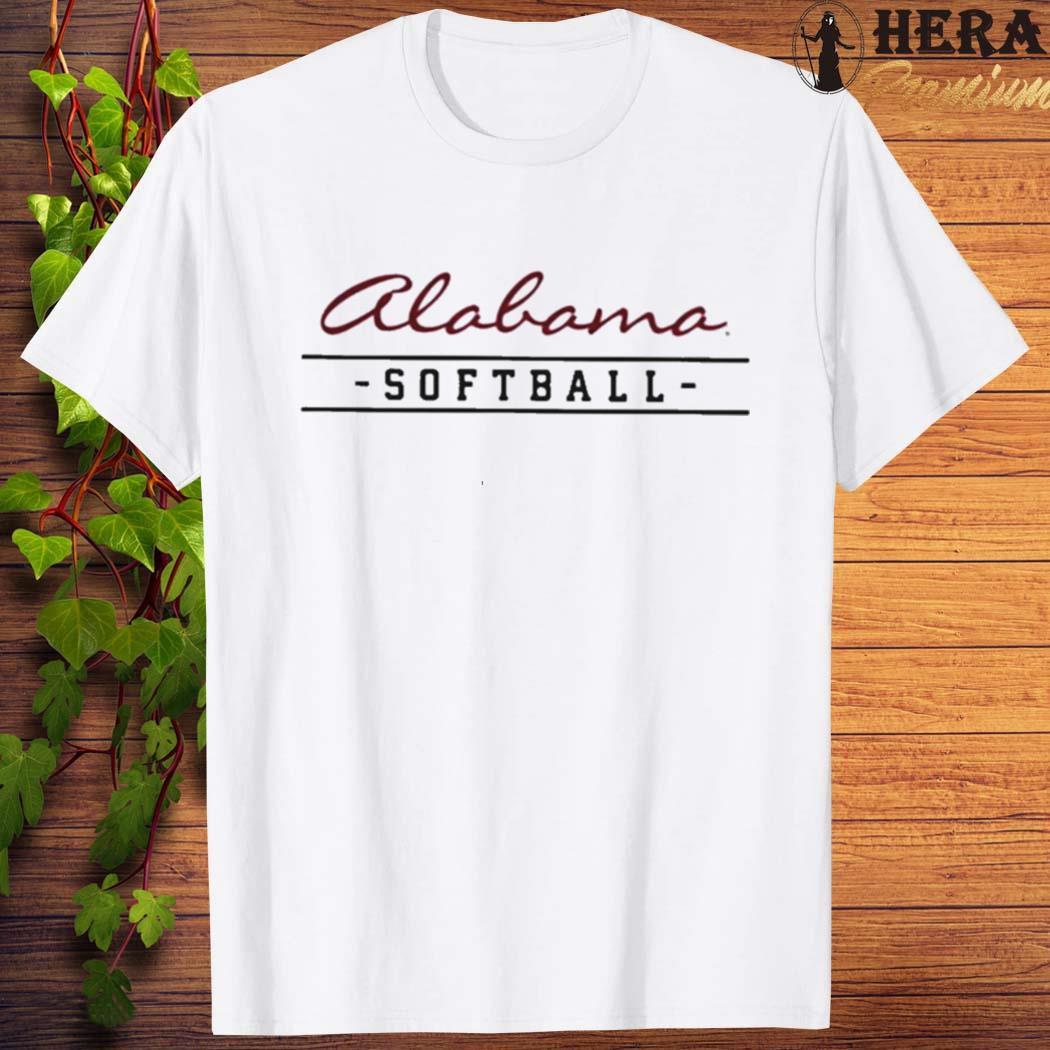 Official Alabama Champion Bar Script Softball T-shirt