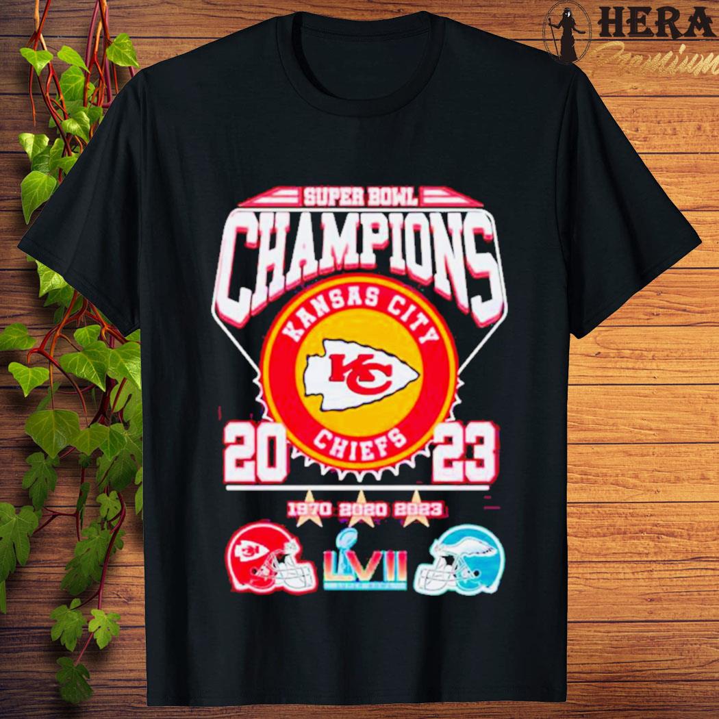 Official Kansas City Chiefs Victory Eagles Super Bowl Champions 2023 Shirt