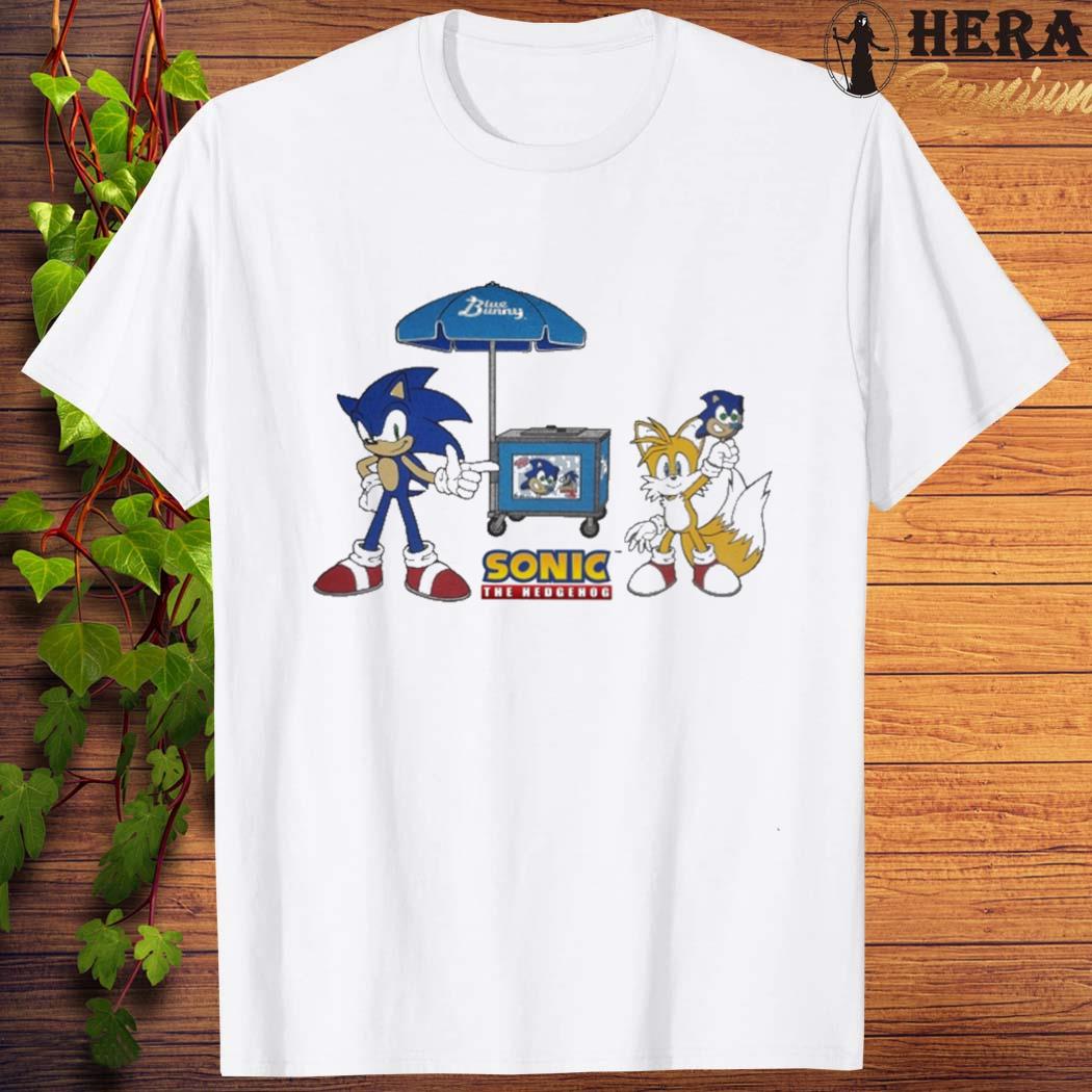 Official Sonic The Hedgehog Blue Bunny Ice Cream Trucks Shirt