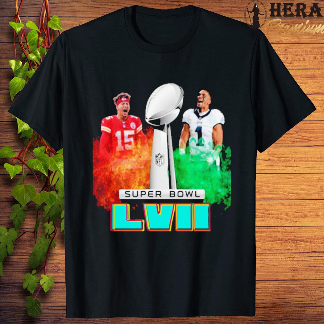 Official Superbowl Lvii Eagles Chiefs Kansas City Shirt