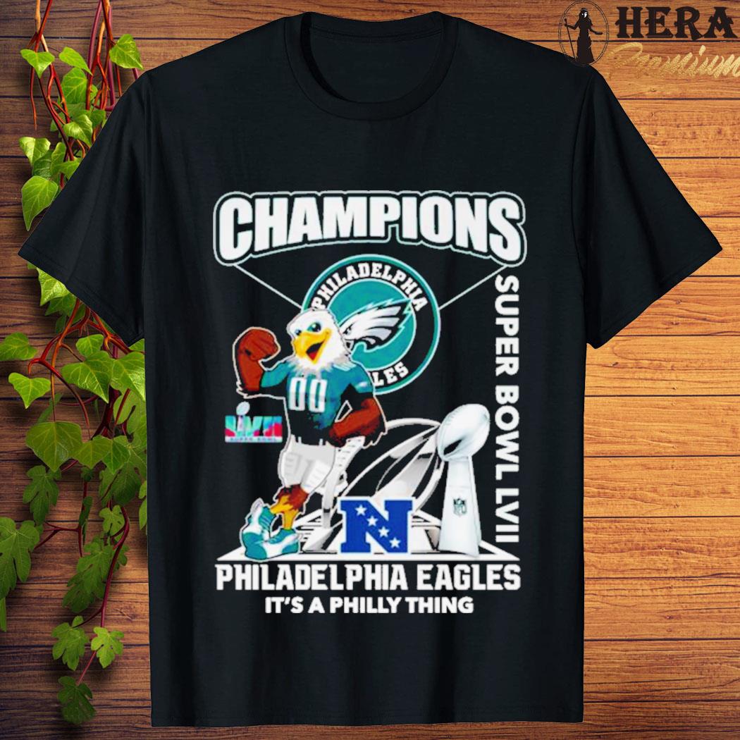 Philadelphia Eagles Swoop Mascot Super Bowl Lvii 2023 Champions Shirt